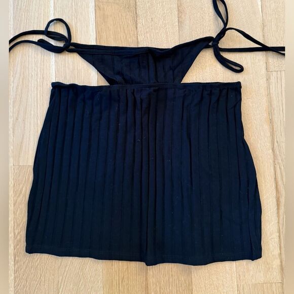 Black Ribbed skirt - Picture 2 of 4